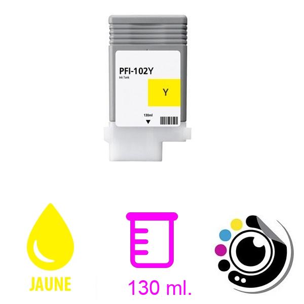 Cartouche Compatible Canon PFI102 Jaune