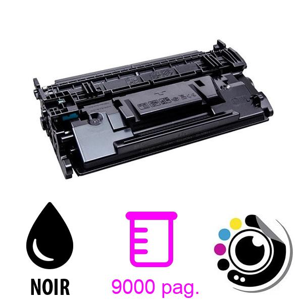 Toner compatible HP CF226X / 26X Noir