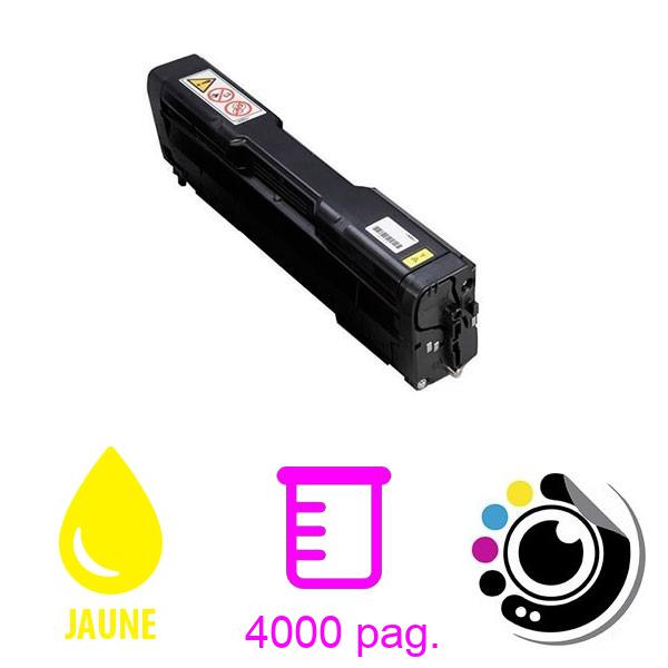 Toner compatible Ricoh SP-C252DN / SP C252SF-Jaune