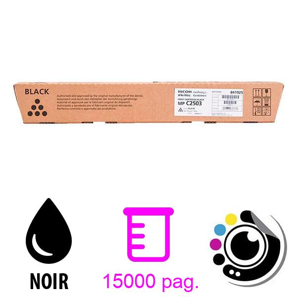 Toner Original Ricoh Aficio MP-C2003 / MP-C2011 / MP-C2503 Noir 841925