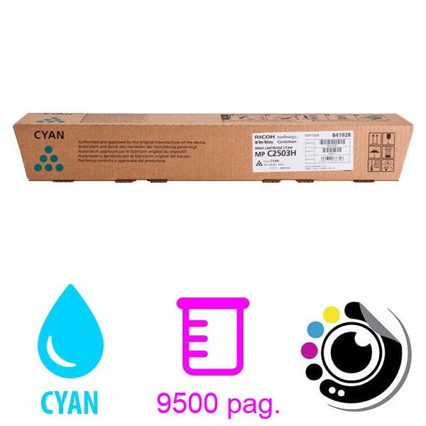 Toner Original Ricoh MP-C2003 / MP-C2011 / MP-C2503 Cyan 841928