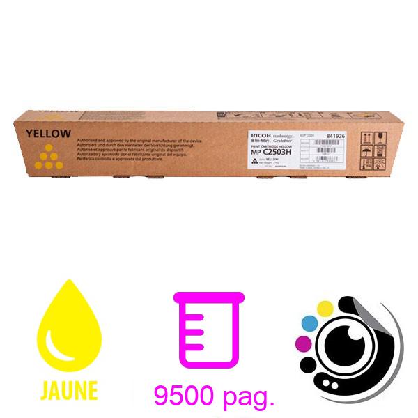 Toner Original Ricoh Aficio MP-C2003 / MP-C2011 / MP-C2503 Jaune 841926
