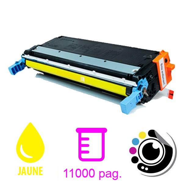 Toner compatible HP C9732A Jaune