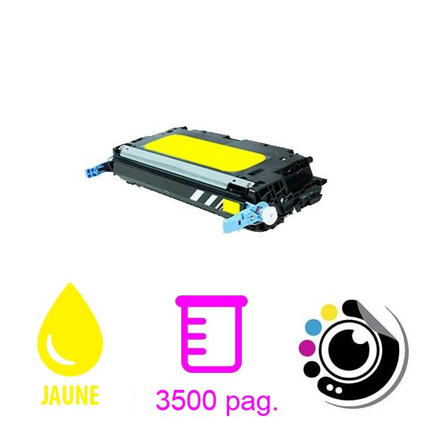 Toner compatible HP Q7562A Jaune