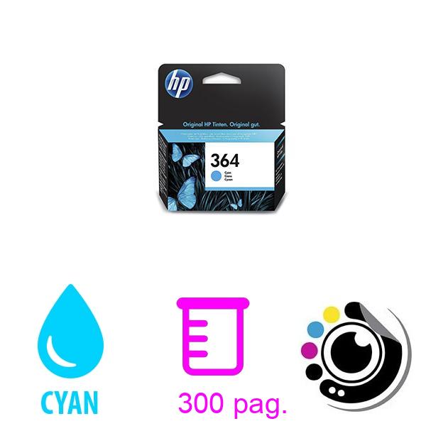 Cartouche Original HP 364 Cyan CB318EE