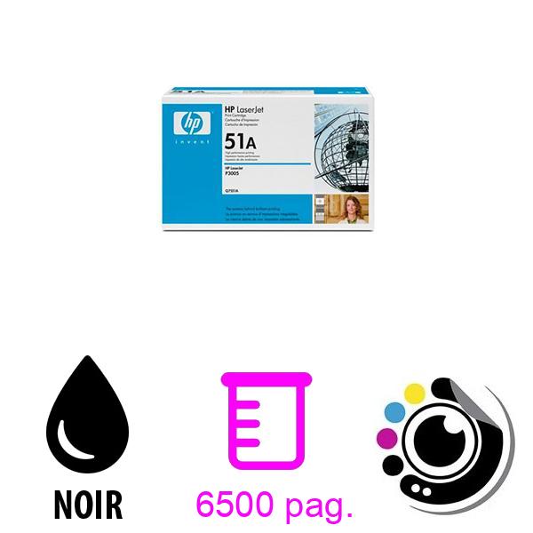 Toner Original Hp Q7551A / 51A Noir
