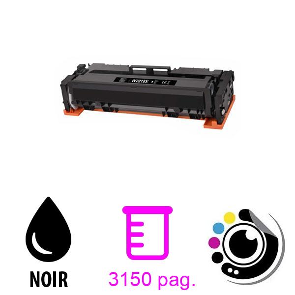 Toner compatible HP W2210X / W2210A Noir AVEC Puc