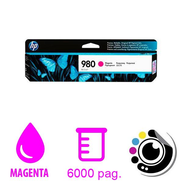 Cartouche Original HP 980 Magenta D8J08A