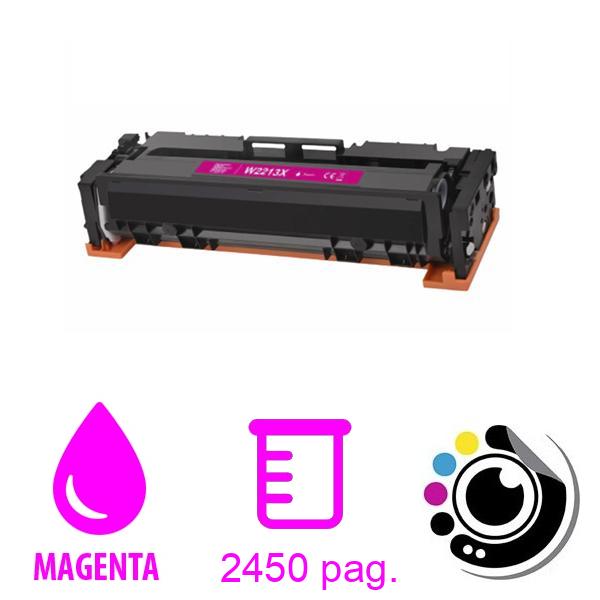 Toner compatible HP W2213X Magenta 207X Avec Puce