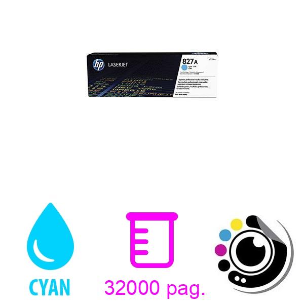 Original Toner HP CF301AC Cyan (HP 827A)