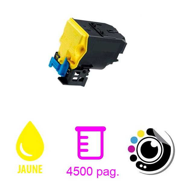 Toner compatible Konica Minolta C25 Jaune