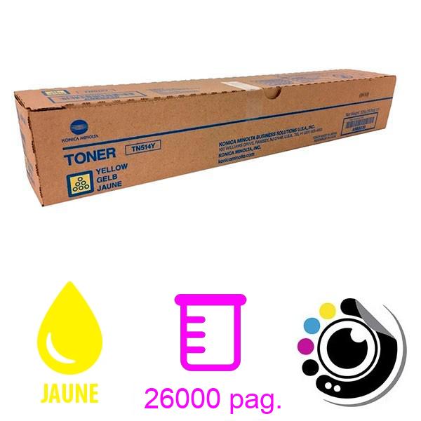 Toner Original Konica Minolta TN-514 Jaune A9E8250
