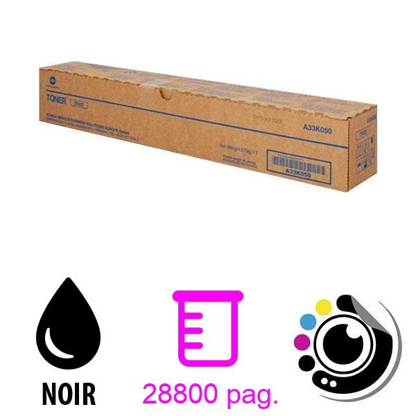Toner Original Konica Minolta TN322 Noir - A33K050