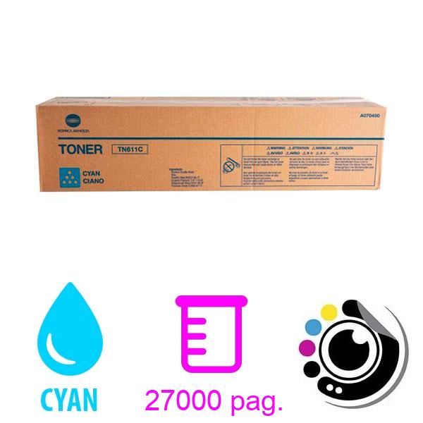 Toner Original Konica Minolta TN611 Cyan