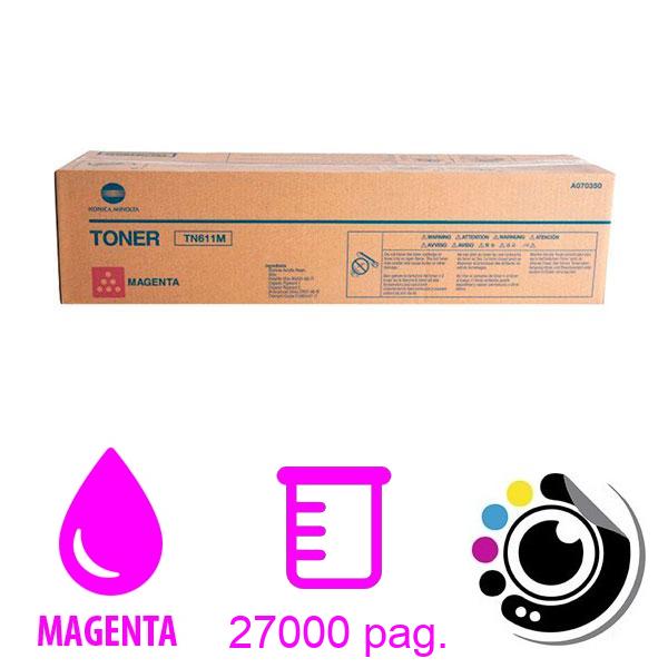 Toner Original Konica Minolta TN611 Magenta