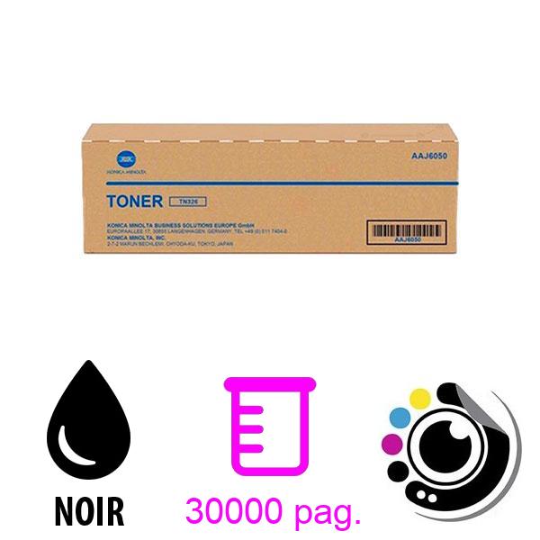 Toner Original Konica Minolta TN326 Noir AAJ6050