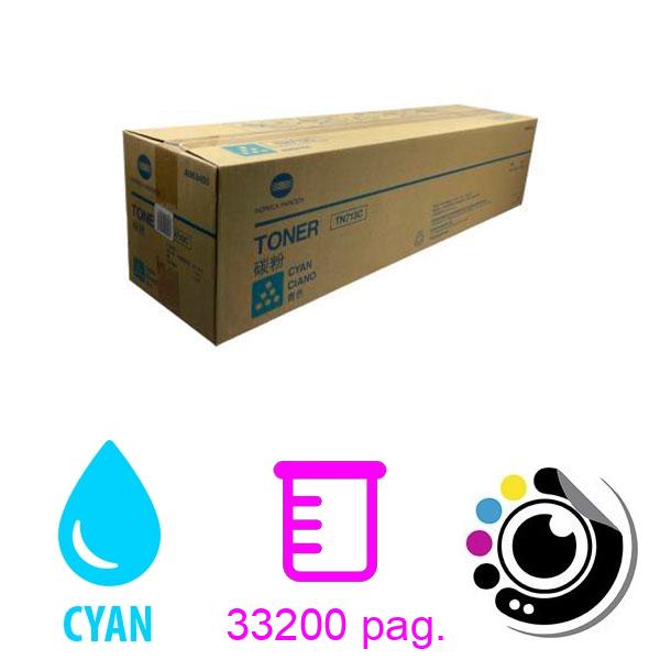 Toner Original Konica Minolta TN713 Cyan A9K8450