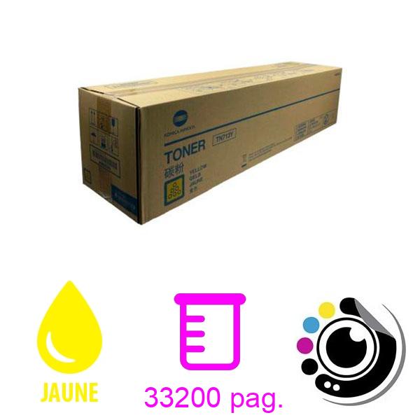 Toner Original Konica Minolta TN713 Jaune A9K8250