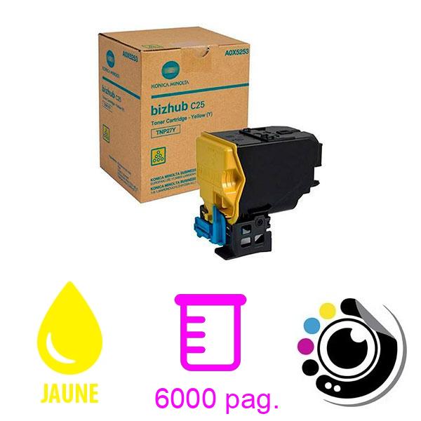 Toner Original Konica Minolta TNP-27 Jaune A0X5253