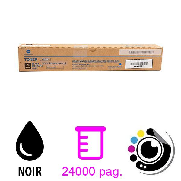 Toner Original Konica Minolta TN227 Noir ACVH150