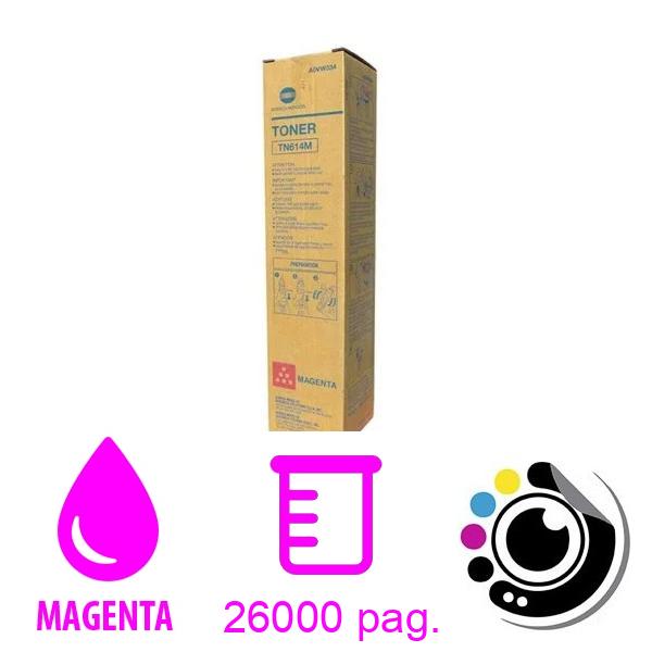 Original Toner Konica Minolta TN614 Magenta A0VM334
