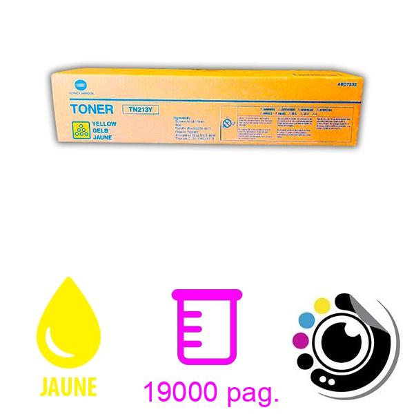 Toner Original Konica MInolta TN213 Jaune A0D7252