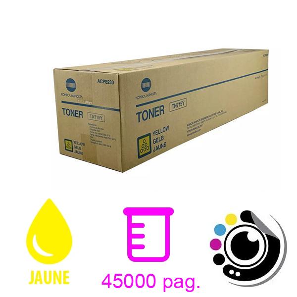 Toner Original Konica Minolta TN715 Jaune ACP8230