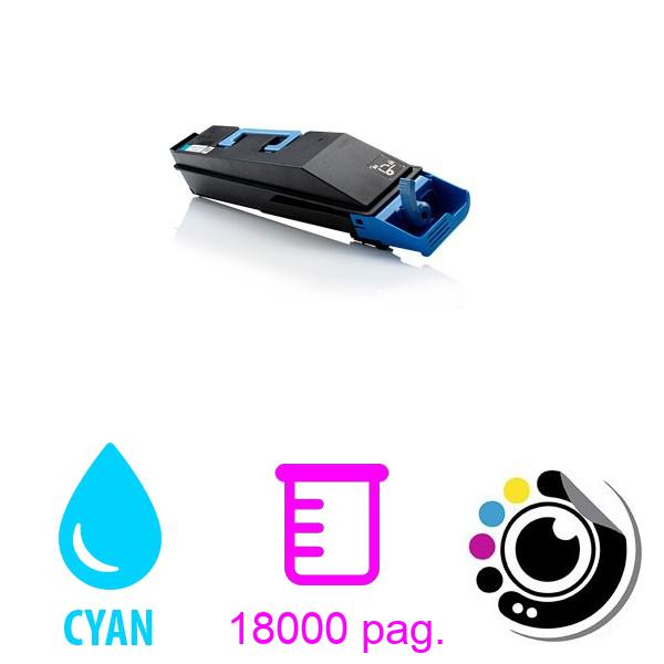 Toner compatible Kyocera TK855 TK855 Cyan 1T02H7CEU0 pour TASKalfa 400, 500, 552