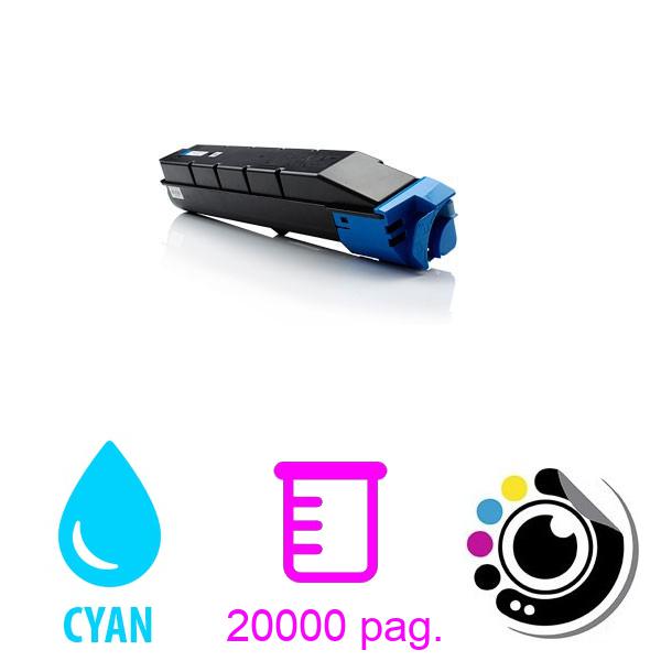 Toner compatible Kyocera TK8505 / TK8507 Cyan 1T02LCCNL0