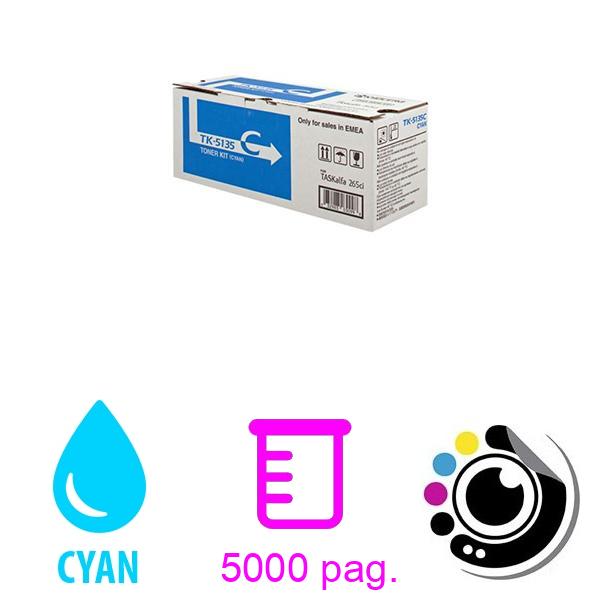 Original Toner kyocera TK5135 Cyan