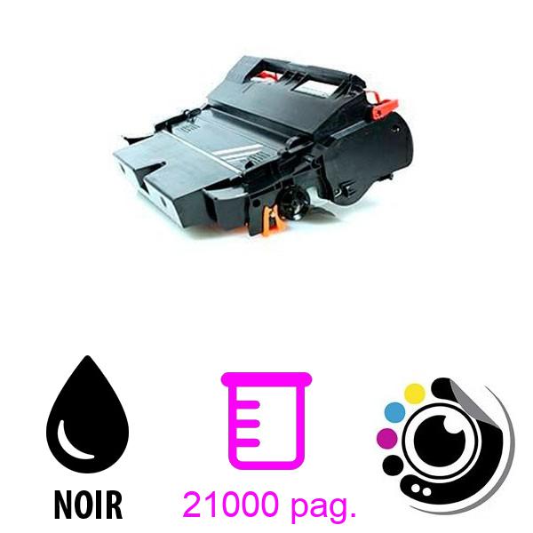 Toner compatible Lexmark T640 / T642 / T644 / X642 / X644 Noir 64016HE