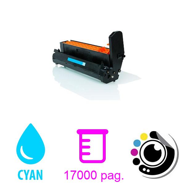 Tambour Compatible OKI C5100 / C5200 / C5400 / C5250 / C5450 / C3100 / C3200 Cyan