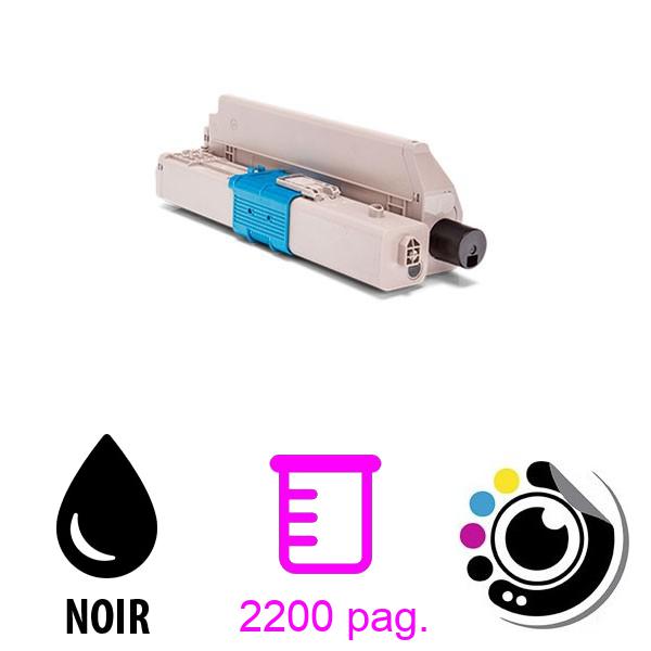 Toner compatible OKI C301 / C321 Noir