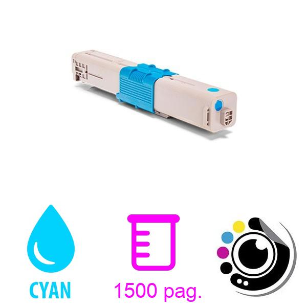 Toner compatible OKI C301 / C321 Cyan
