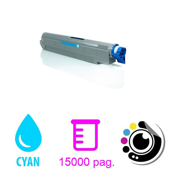 Compatible OKI Executive ES3640A3 / Pro 43837107 Cyan