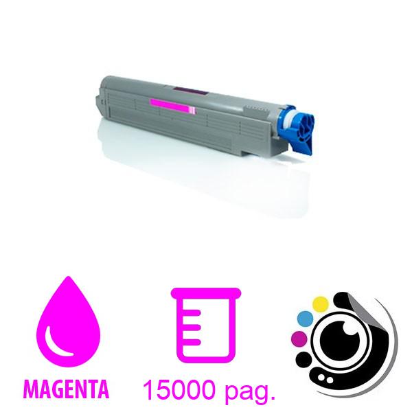 Toner compatible OKI Executive ES3640A3 / Pro Magenta 43837106