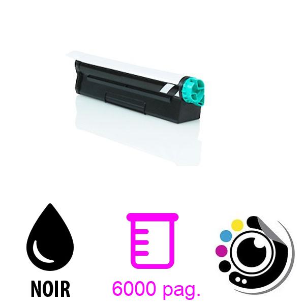Toner compatible OKI Type 9XL / B4300 Type 9XL Noir 01101202