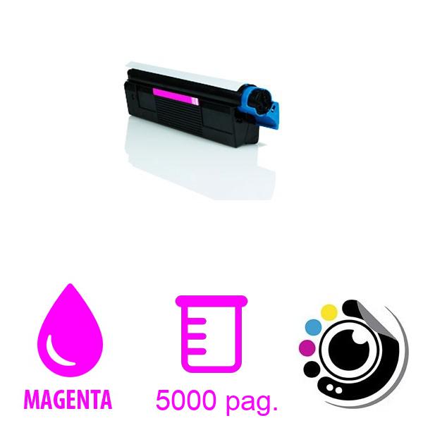 Toner compatible OKI C5100 / C5200 / C5400 / C5250 / C5450 / C3100 / C3200 Magenta
