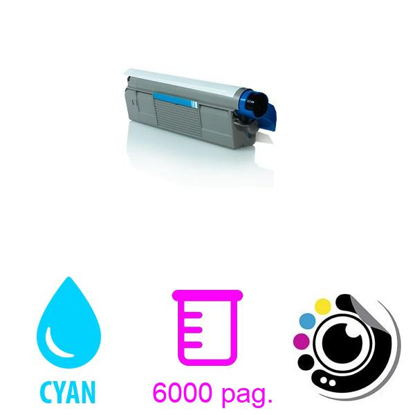 Toner Compatible OKI C5850 / C5950 / MC560 Cyan
