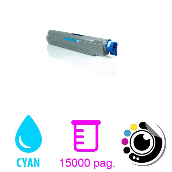 Toner compatible OKI C9600 / C9650 / C9800 / C9850 Cyan