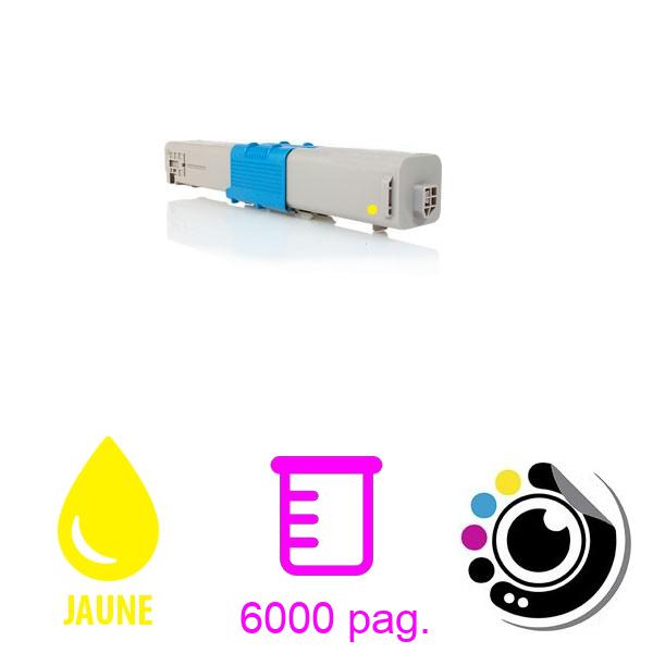 Toner compatible OKI ES3452 / 5431/5462 Jaune