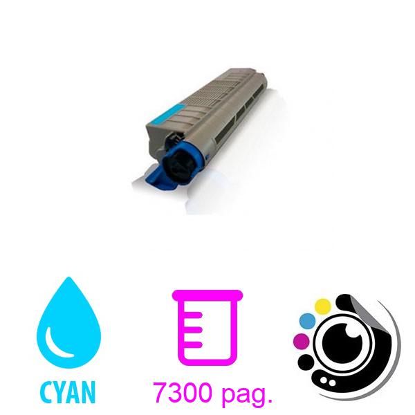 Toner compatible OKI C822 Cyan