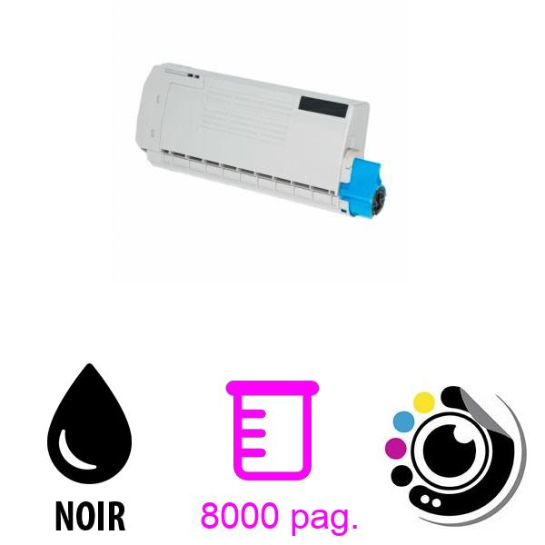 Toner compatible OKI Executive ES6410 Noir