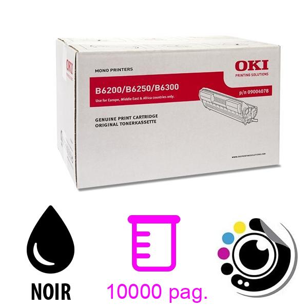 Toner Original OKI B6200/6250/6300 CT350265 Noir LE CARTON N EST PAS EN BON ÉTAT