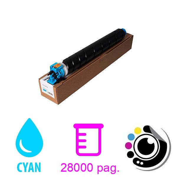 Toner compatible Olivetti B1323 / B1378 (MF-259) Cyan O13100131