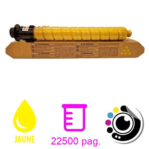 Toner compatible Ricoh Aficio MP-C4503 / 5503 / 6003 - 841854 Jaune