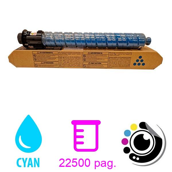 Toner compatible Ricoh Aficio MP-C4503 / 5503 / 6003 - 841856 Cyan