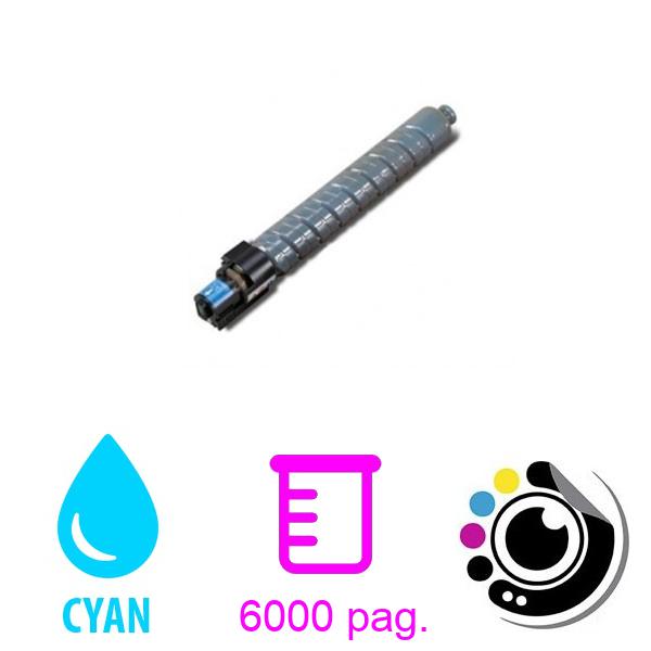 Toner compatible Ricoh MP-C306 / 307/406 Cyan