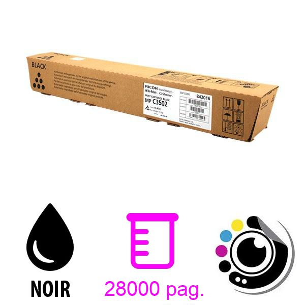 Toner Original Ricoh MP-C3002 / 3502 Noir