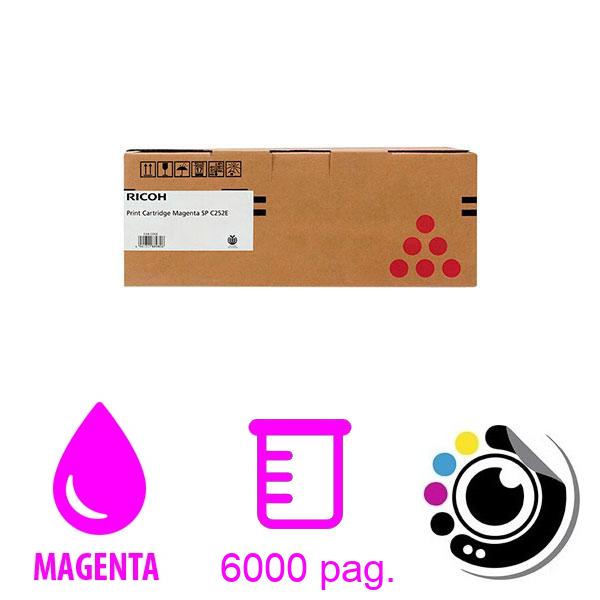 Toner Original Ricoh Aficio SP C252HE Magenta 407718